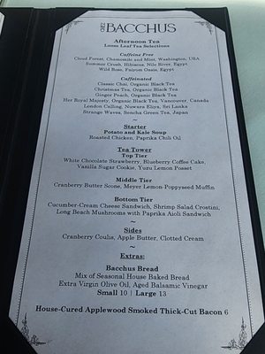 Menu photo 6 Chez Bacchus Long Beach, CA