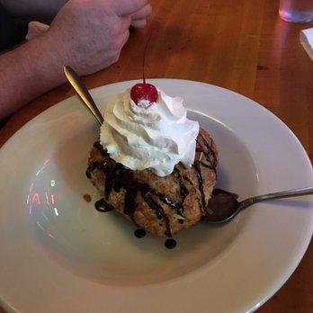 Cleary's Pub - Huge deep fried ice cream w coconut, almonds and cornflakes. Should be called Almond joy fried ice cream. - Pubs Near Me - Chelsea, Michigan