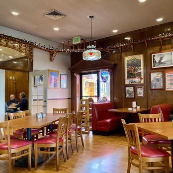 Sam's Place - Dining room with view of private room - New American Near Me - Novato, California Sam's Place - Dining room with view of private room - New American Near Me - Novato, California