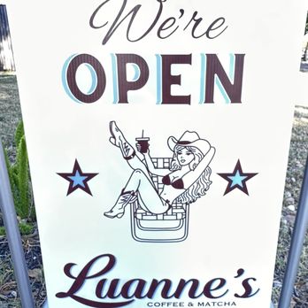 Luanne's coffee and matcha - Sign - Coffee & Tea Near Me - Austin, Texas