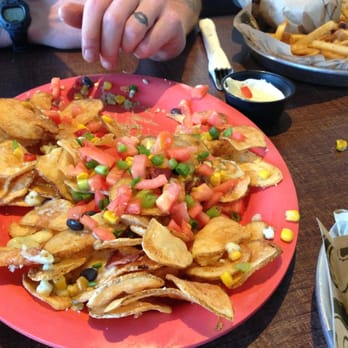 Hops n Drops - Blue cheese potato chip nachos - American Near Me - Silverdale, Washington Hops n Drops - Blue cheese potato chip nachos - American Near Me - Silverdale, Washington
