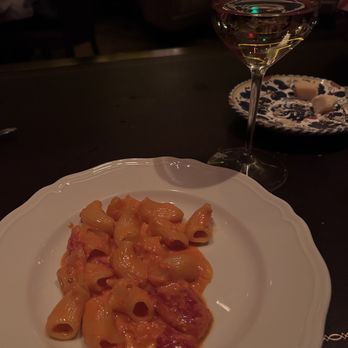 Carbone - Spicy rigatoni & Pinot Grigio - Italian Near Me - Las Vegas, Nevada