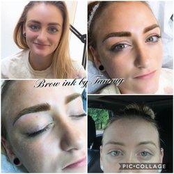 Brow ink by Tammy - Shading. Pencil effect.