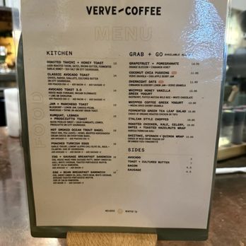 Verve Coffee Roasters - Menu - Coffee & Tea Near Me - West Hollywood, California Verve Coffee Roasters - Menu - Coffee & Tea Near Me - West Hollywood, California