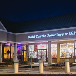Exterior outside entrance of Gold Castle Jewelers - Gold Castle Jewelers at Night! - Silver Spring, Maryland Exterior outside entrance of Gold Castle Jewelers - Gold Castle Jewelers at Night! - Silver Spring, Maryland