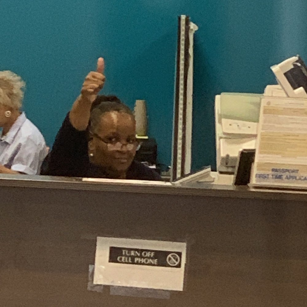 She gave us a thumbs up, noting she doesn't care and to just leave. She gave us a thumbs up, noting she doesn't care and to just leave.