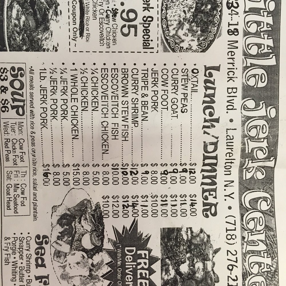 Merrick Jerk - I saw a menu! - Caribbean Near Me - Queens, New York Merrick Jerk - I saw a menu! - Caribbean Near Me - Queens, New York