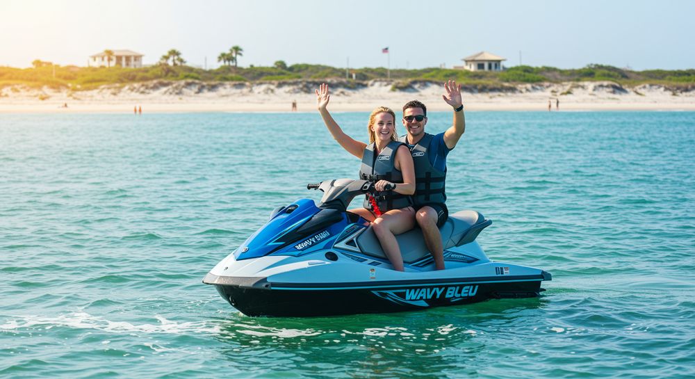 Wavy Bleu Watersports Logo