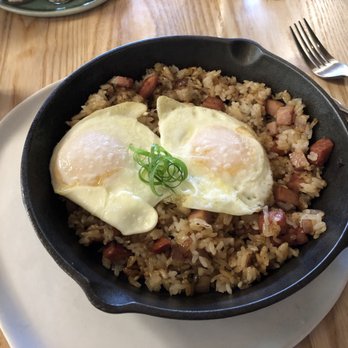 Hideout - Breakfast fried rice skillet - Bars Near Me - Honolulu, Hawaii Hideout - Breakfast fried rice skillet - Bars Near Me - Honolulu, Hawaii