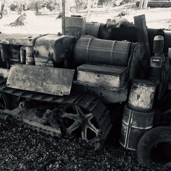 Black Oak Farm - a pile of old suitcases on a trailer - Fruits & Veggies Near Me - Penryn, California