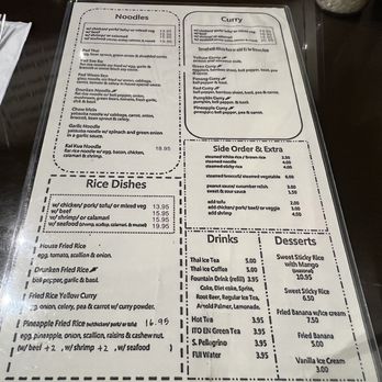 Thai Towne Eatery - Menu - Thai Near Me - Orange, California