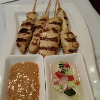 BKNY Thai Restaurant - Chicken Sate- grilled with great peanut sauce for dipping. - Thai Near Me - Bayside, New York BKNY Thai Restaurant - Chicken Sate- grilled with great peanut sauce for dipping. - Thai Near Me - Bayside, New York