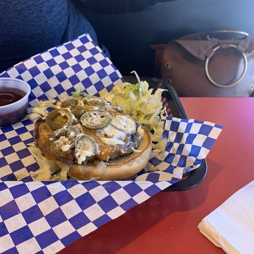 JIMMY’S BIG BURGERS - 1/2 lb. Jalapeno Cheeseburger - Burgers Near Me - Arlington, Texas