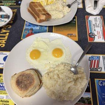 Sally’s Diner - Home cooked breakfast eggs grits & turkey bacon with a great cup of coffee. - American Near Me - Orange City, Florida Sally’s Diner - Home cooked breakfast eggs grits & turkey bacon with a great cup of coffee. - American Near Me - Orange City, Florida