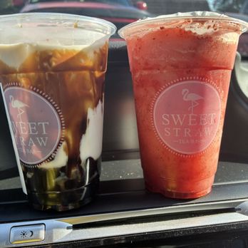 Sweet Straw - Brown Sugar Milk Fresh and Spicy Watermelon (with no toppings) - Bubble Tea Near Me - Napa, California Sweet Straw - Brown Sugar Milk Fresh and Spicy Watermelon (with no toppings) - Bubble Tea Near Me - Napa, California