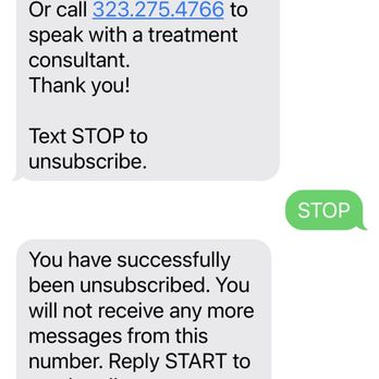 LaserAway - They will not stop texting me. Unsubscribe and they still text from a different number. Very Aggressive sales. - Medical Spas Near Me - Pasadena, California