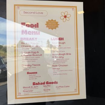Second Love - Food menu - Coffee Roasteries Near Me - Des Moines, Washington Second Love - Food menu - Coffee Roasteries Near Me - Des Moines, Washington