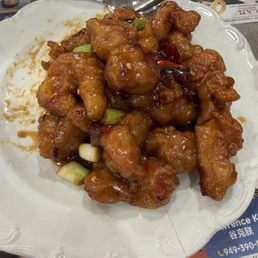 Orange chicken came out soggy and cold Orange chicken came out soggy and cold