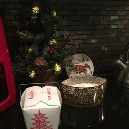 a christmas tree and a box of cookies a christmas tree and a box of cookies