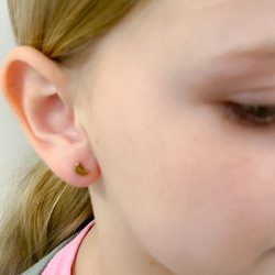 Clinical Ear Piercing - Blomdahl medical grade titanium