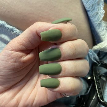 TD Nails Salon - Coffin acrylic with gel and matte - Nail Salons Near Me - Chandler, Arizona TD Nails Salon - Coffin acrylic with gel and matte - Nail Salons Near Me - Chandler, Arizona