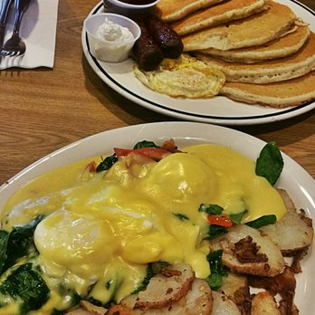 Dublin Skillet Restaurant - Silver Special. Eggs Florentine Benedict. Country Potatoes. - Breakfast & Brunch Near Me - Dublin, California Dublin Skillet Restaurant - Silver Special. Eggs Florentine Benedict. Country Potatoes. - Breakfast & Brunch Near Me - Dublin, California