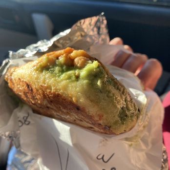 Guasaca - Build your own arepa with black beans, black eyed peas, plantains, and guasaca - Venezuelan Near Me - Raleigh, North Carolina