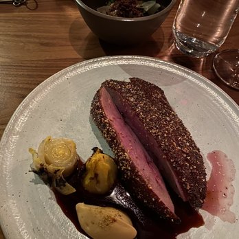 Boka - *Whole Roasted Dry Aged Duck (warning! don't get this! Overcooked!!! Almost ruined entire meal) - New American Near Me - Chicago, Illinois Boka - *Whole Roasted Dry Aged Duck (warning! don't get this! Overcooked!!! Almost ruined entire meal) - New American Near Me - Chicago, Illinois