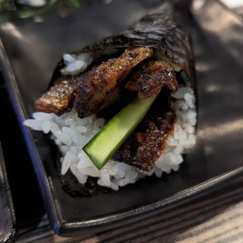 Sushi Alaska - Salmon skin handroll - Japanese Near Me - Paradise, Nevada Sushi Alaska - Salmon skin handroll - Japanese Near Me - Paradise, Nevada