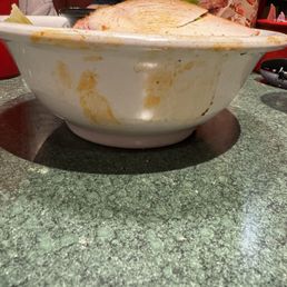 Al three of our bowls of salad came out looking this bad Al three of our bowls of salad came out looking this bad