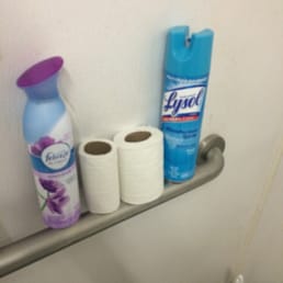 The bathroom was filthy and I literately had to spray down and clean up for the toilet to be useable