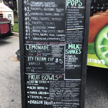 Guanabana - Menu - Ice Cream & Frozen Yogurt Near Me - Jacksonville, Florida