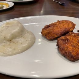 Fried chicken. Took 45 + minutes to get this. They were not that busy, 10 people or so in the restaurant.