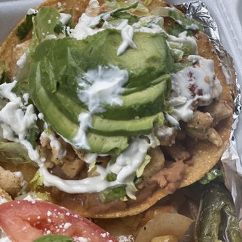 Dona Leti’s - 2 Chicken Tostadas - Mexican Near Me - Houston, Texas Dona Leti’s - 2 Chicken Tostadas - Mexican Near Me - Houston, Texas