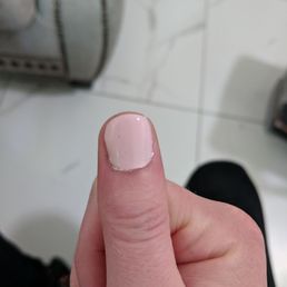Thumb edges clearly not clean. Thumb edges clearly not clean.