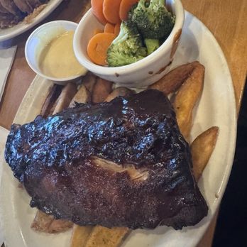 Texas Roadhouse - Half 1/2 Slab Ribs with Steamed Vegetablesand Steak Fries. Pretty bad overall - Steakhouses Near Me - Sioux Falls, South Dakota Texas Roadhouse - Half 1/2 Slab Ribs with Steamed Vegetablesand Steak Fries. Pretty bad overall - Steakhouses Near Me - Sioux Falls, South Dakota