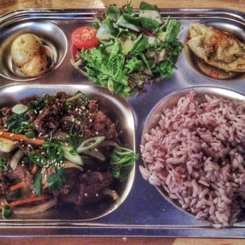 Suda - K-School Bulgogi lunch tray - Korean Near Me - Melbourne, VIC
