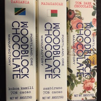 Woodblock Chocolate - Bought 3 bars of chocolate! - Chocolatiers & Shops Near Me - Portland, Oregon Woodblock Chocolate - Bought 3 bars of chocolate! - Chocolatiers & Shops Near Me - Portland, Oregon