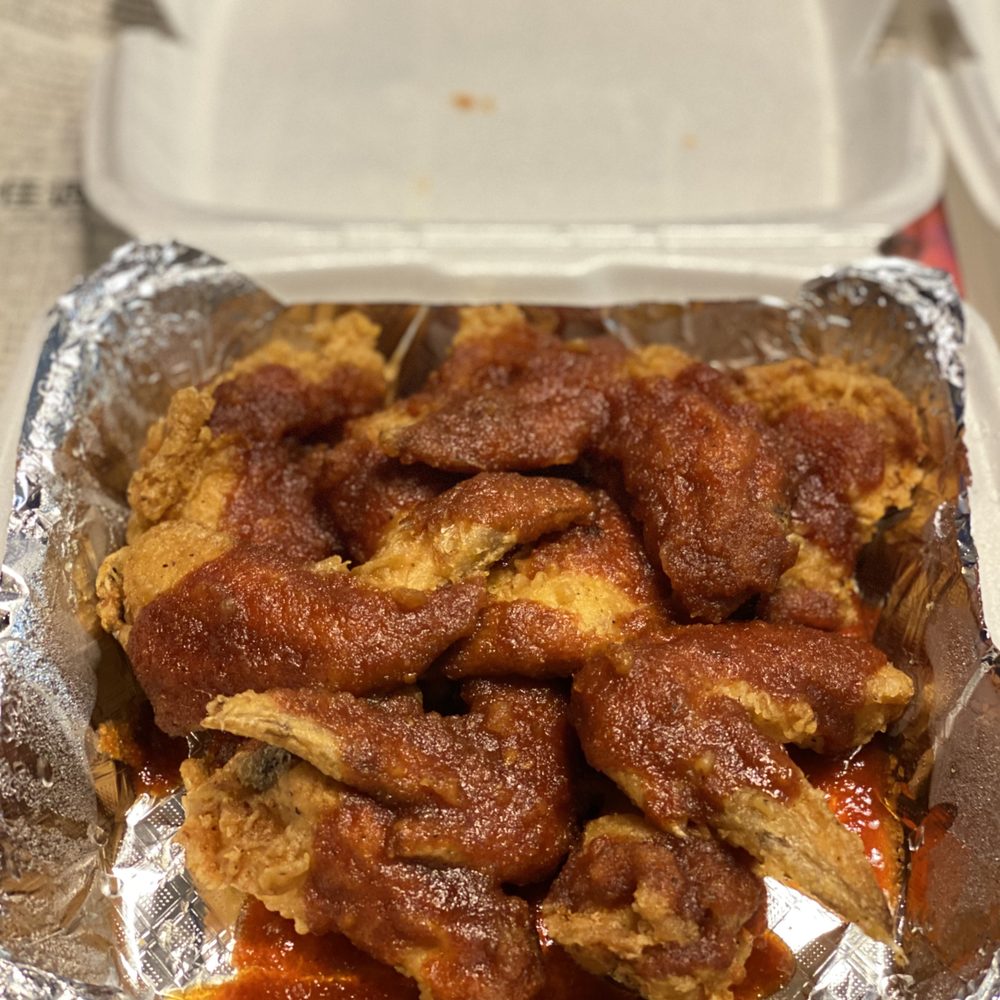 Soo Cafe - Wings with old fashioned sauce - Korean Near Me - Raleigh, North Carolina Soo Cafe - Wings with old fashioned sauce - Korean Near Me - Raleigh, North Carolina