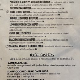 Menu Menu