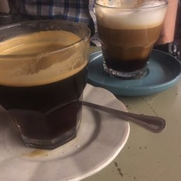 A pair of Karilljos - 1 black, 1 with milk, both with rum! A pair of Karilljos - 1 black, 1 with milk, both with rum!