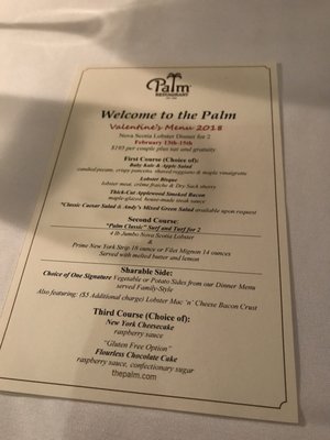 Menu photo 7 The Palm - Tysons Tysons Corner, VA