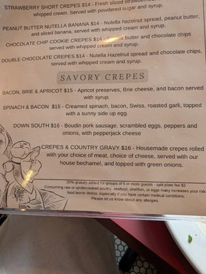 Menu photo 6 Cafe Conti New Orleans, LA