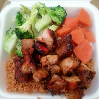 Bourbon Street & Grill - chicken and rice in a styrofoam container - American Near Me - Pickering, Ontario Bourbon Street & Grill - chicken and rice in a styrofoam container - American Near Me - Pickering, Ontario