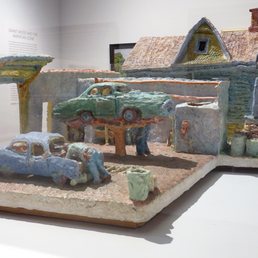 Adolph Rosenblatt; Imperial Motors; 1979; painted unfired clay