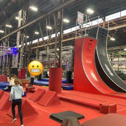 Trying not to take kid pictures, but these are for real run ups, diamond flipping steps, etc