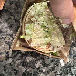 McDonald's - Well there's lettuce!