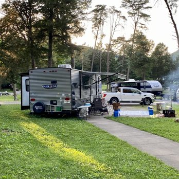 Cove Lake State Park - My home in a handicapped space - Parks Near Me - Caryville, Tennessee