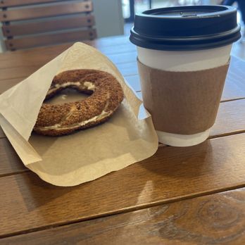 Coffee in - Simit and cream cheese, honey lavender latte - Coffee & Tea Near Me - Alexandria, Virginia Coffee in - Simit and cream cheese, honey lavender latte - Coffee & Tea Near Me - Alexandria, Virginia