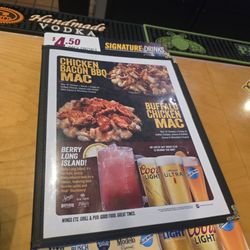 Wings Etc - Horrible menu..   never again.